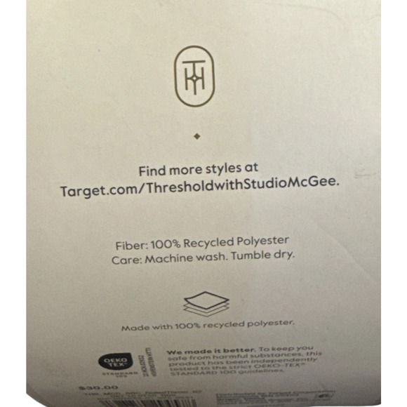 Threshold Cream Throw Studio McGee 50" x 60" Wrap Up & Stay Warm - Picture 4 of 5